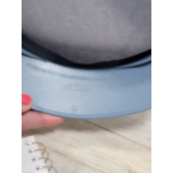 Vintage Hard Hat Hoover Dam Hard Hat Tour Size Medium V-gard Blue - Picture 10 of 16